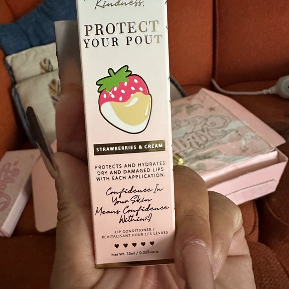 P.Louise Protect Your Pout Lip Conditioner. strawberries and Cream - Picture 2 of 2